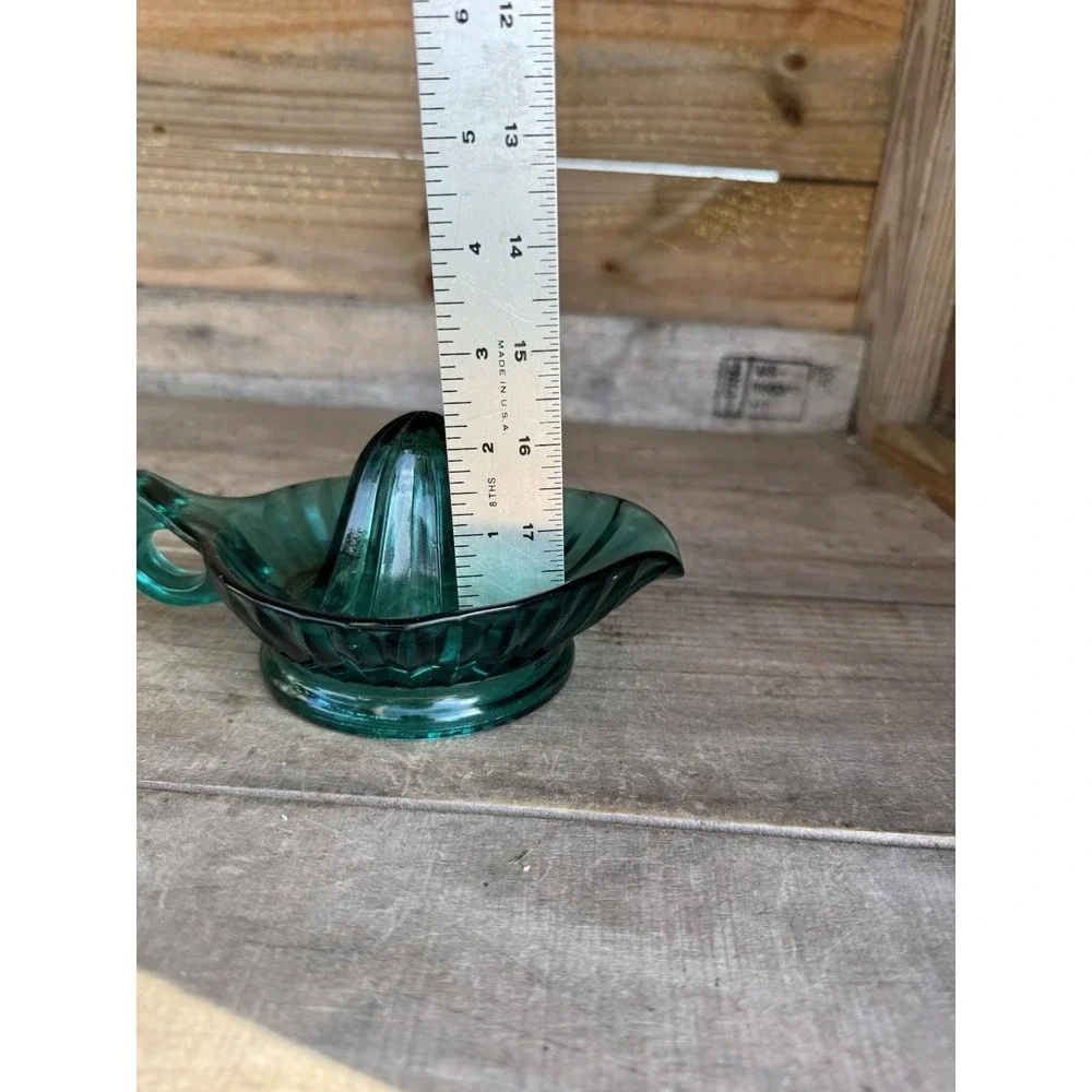Vintage Jeanette Glass - Ultramarine Pattern Juicer, Depression Glass Juicer